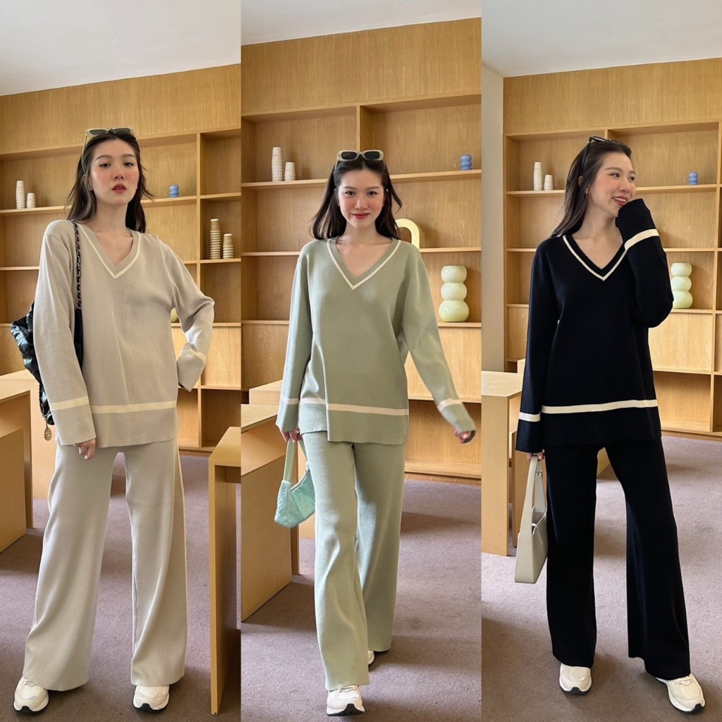 tshopofficial Set everyday knit