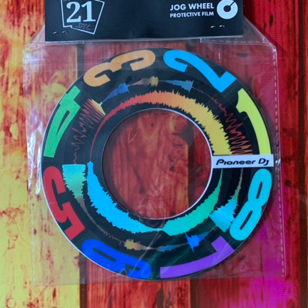 สติกเกอร์ Size "M" สำหรับ ddj sr ddj sr2 ddj rr ddj rx ddj sx ddj sx2 ddj sx3 ddj 800 1 ชุดมี 2 ชิ้น