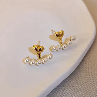 ต่างหู ห้อยมุก สไตล์เกาหลี Sasa Earrings (รหัสER8)