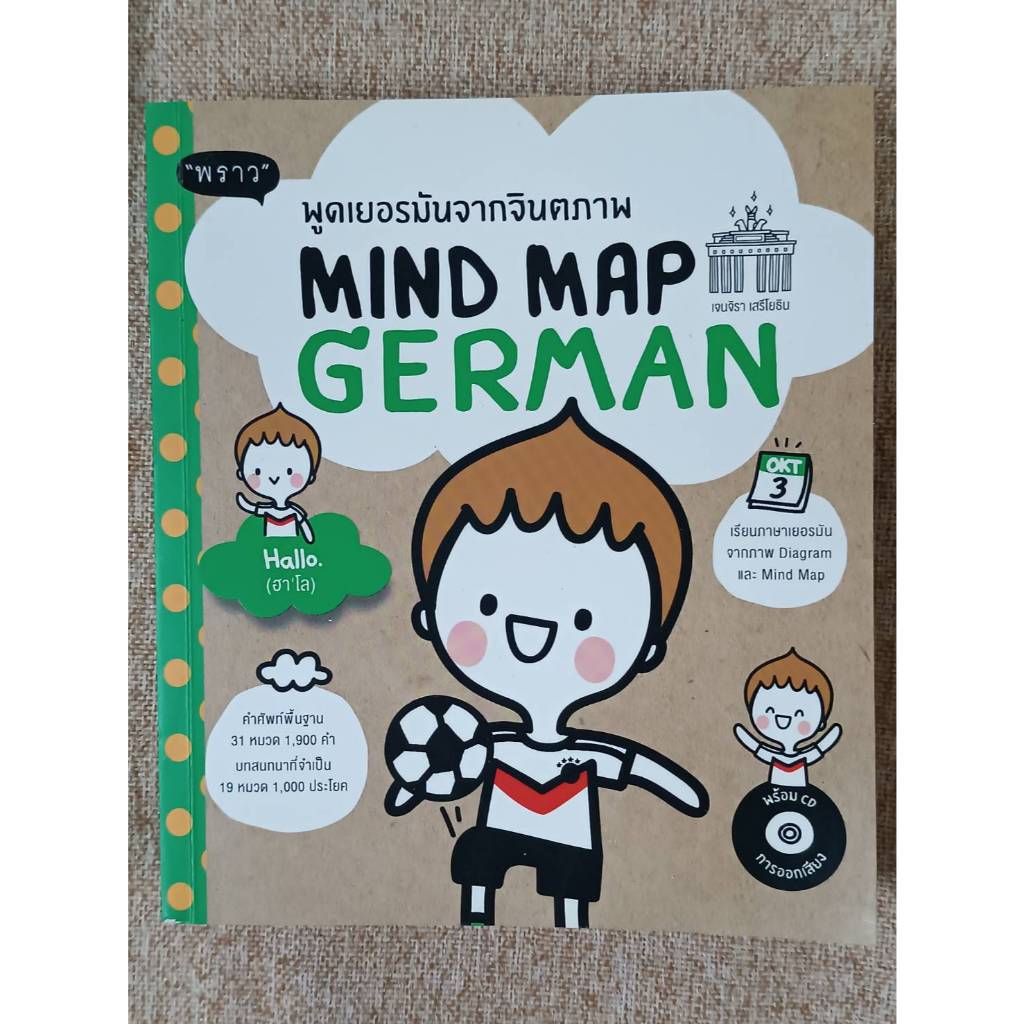 พูดเยอรมันจากจินตภาพ (Mind Map German) (ไม่มี CD) (A25)