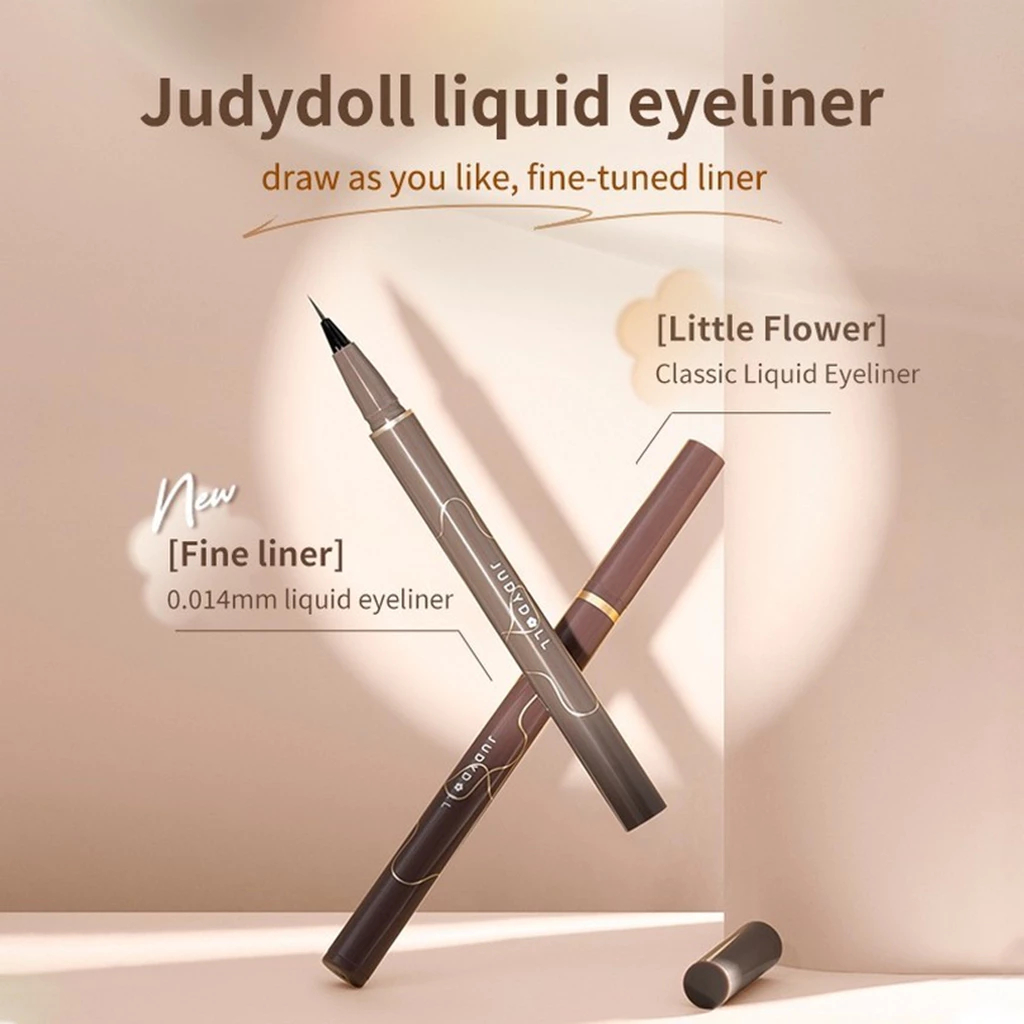 [COD ROI]JUDYDOLL ไอไลเนอร์น้ำสลิม อัลตร้าไฟน์ สกินนี่ กันน้ำ แห้งเร็ว ทนทาน กันได้ดี 0.014 ม ทนทาน 4 สี