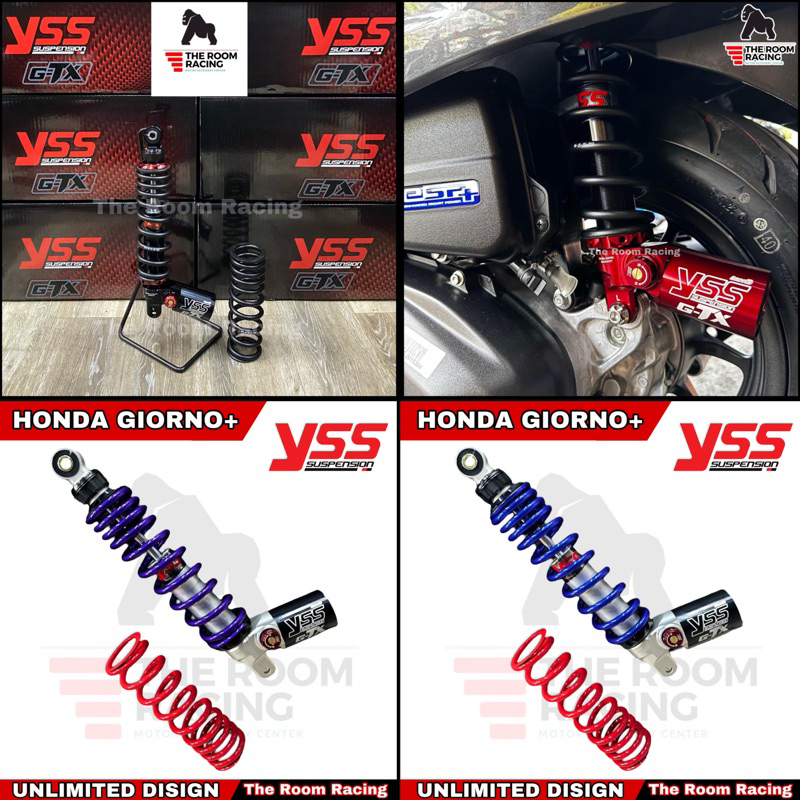 ส่งฟรี🆓โช้คหลัง YSS G-TX Giorno+ Black Series & Red Series Giorno Plus