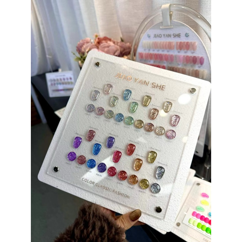 พร้อมส่ง สีกลิสเตอร์ไดมอนด์ รูปที่ 3