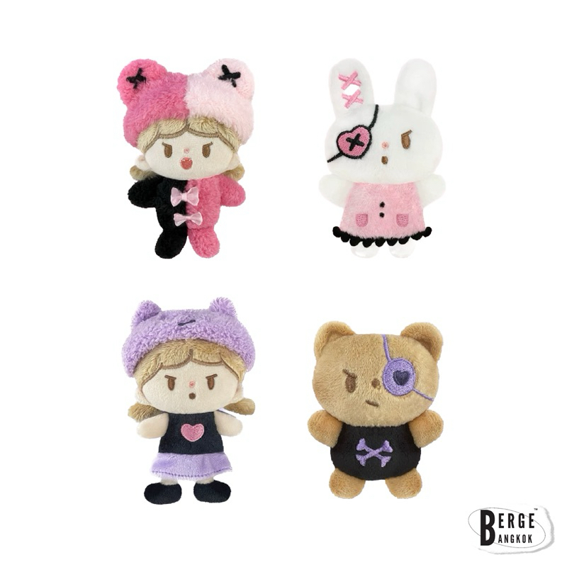 (ใช้โค้ดแฟชั่นได้) พร้อมส่งค่ะ🎀 พวงกุญแจ zZoTON ,พวงกุญแจตุ๊กตา zzoton bunny bear keychain molinta