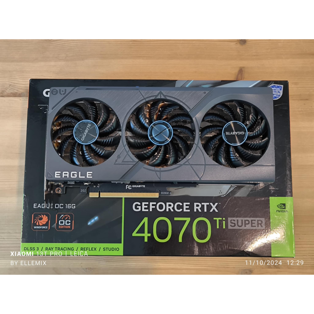 RTX 4070 TI SUPER - GIGABYTE EAGLE OC 16GB GDDR6X มือสอง ประกันศูนย์ไทย