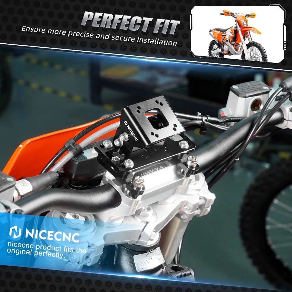 NiceCNC ชุดขาจับ GPS ติด handlebar มอเตอร์ไซค์