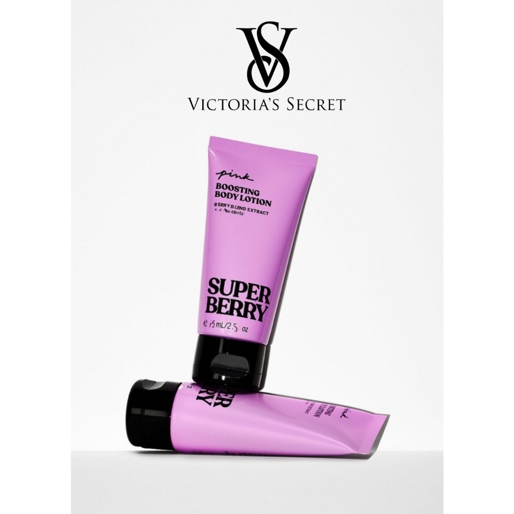 Victoria's Secret รุ่น Pink กลิ่น Super Berry , Vanilla & Dream ,Warm & Cozy แบบโลชั่นน้ำหอมทาบำรุงผ