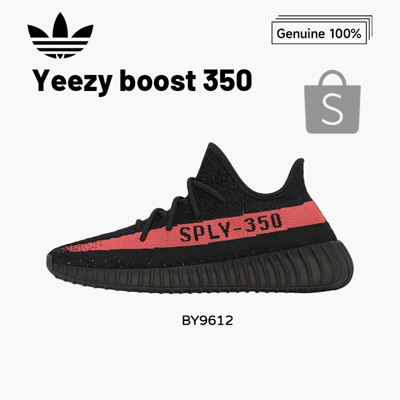 ของแท้ 100% แนะนำ💯 adidas originals Yeezy Boost 350 V2 "Core Black Red' BY9612-2022