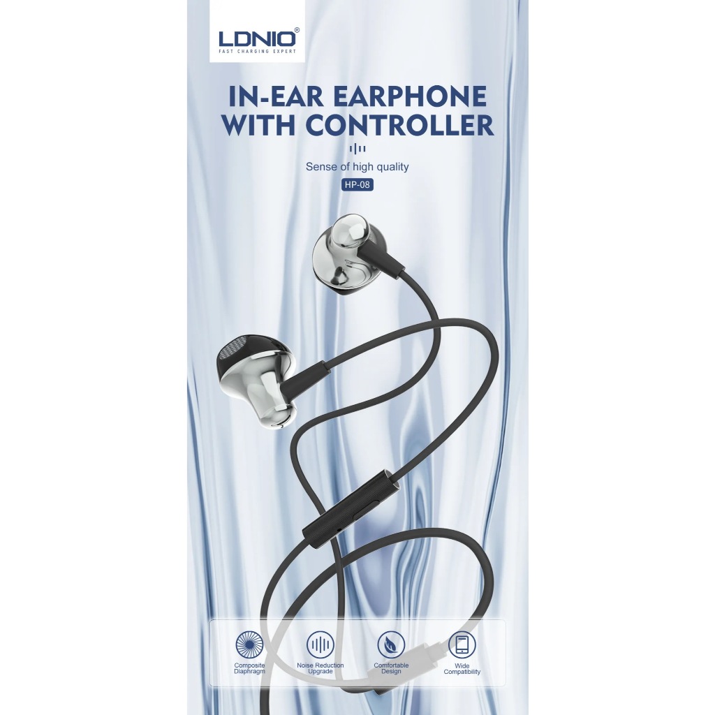 LDNIO หูฟังเอียร์บัด รุ่น HP08C