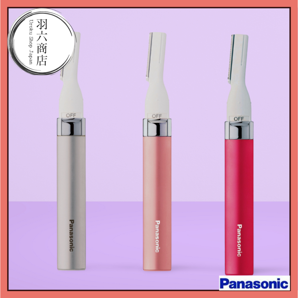 Panasonic Face Shaver, Feriere, Facial Hair Removal, Eyebrows, Peach Fuzz, Silver ES-WF41-S, Pink ES