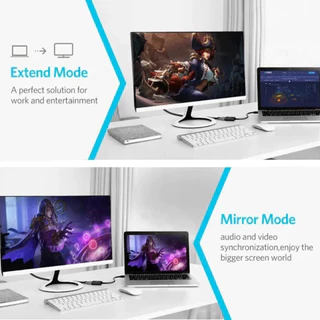 Mini DisplayPort เป็นอะแดปเตอร์ที่รองรับ HDMI 4K/1080P Mini DP Male to HD Female Converter เข้ากันได้กับ MacBook Air/Pro