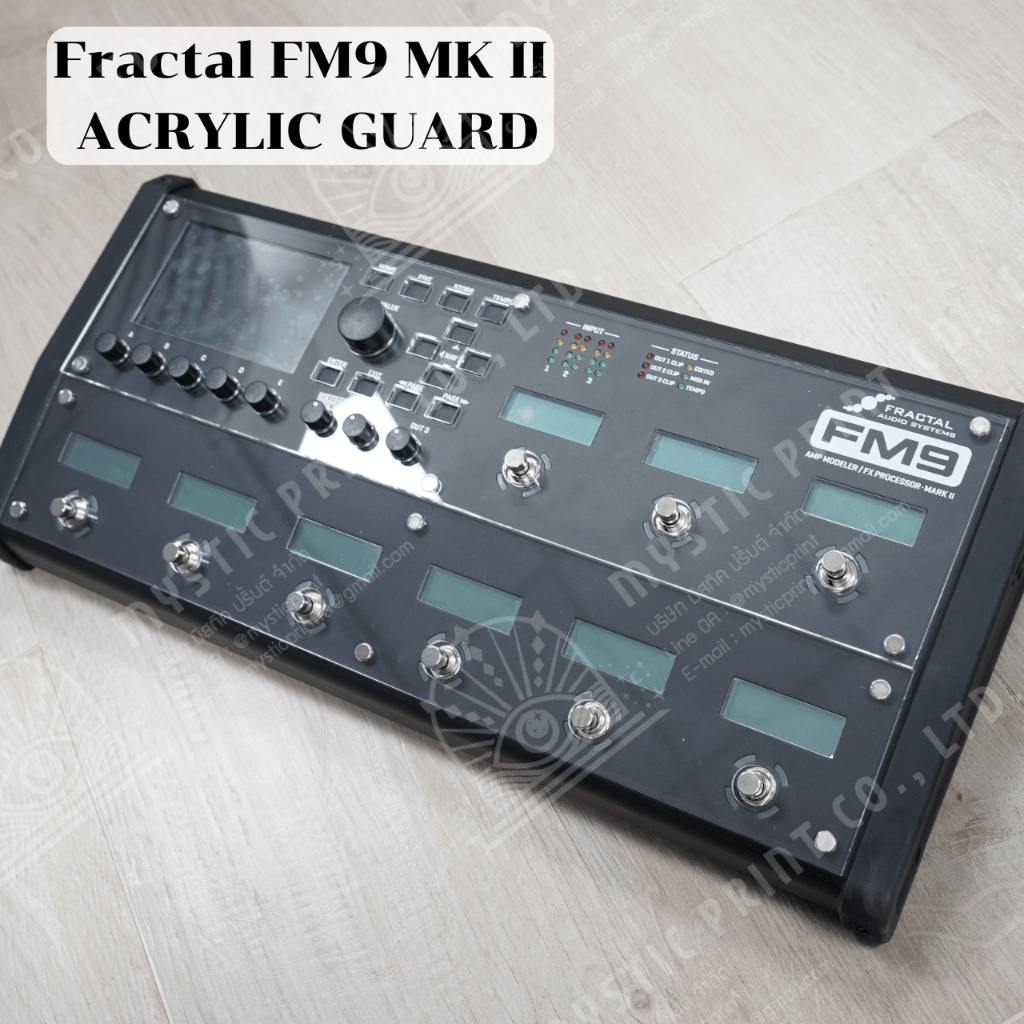 Fractal Audio FM9 MK II Acrylic guard แผ่นอะคริลิคกันรอย
