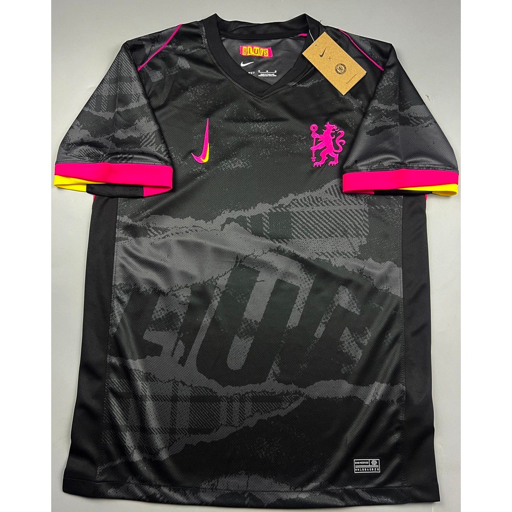 เสื้อบอล แฟนบอล เชลซี เยือนสาม สีดำ 2024-25 ChelseaThird 2024 สินค้าอยู่ไทย พร้อมส่ง