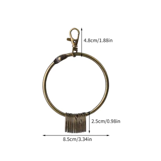 ชุดห่วงพวงกุญแจ พวงกุญแจ ห่วงใหญ่ 8.5 cm. (พร้อมส่งจากไทย)