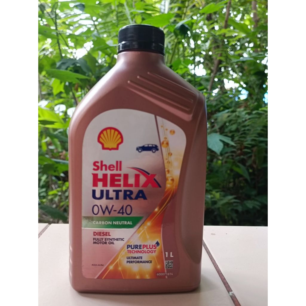 น้ำมันเครื่อง shell helix ultra diesel 0w40 (1ลิตร) สำหรับเครื่องยนต์ดีเซล