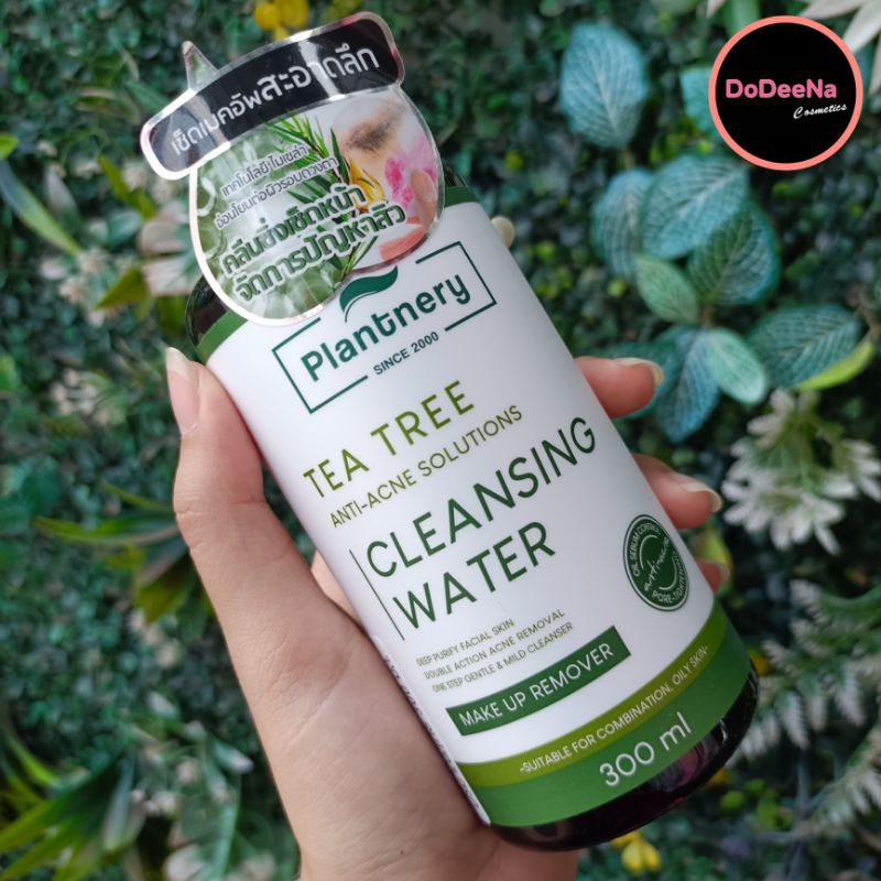 PLANTNERY TEA TREE ANTI - ACNE SOLUTION CLEANING WATER คลีนซิ่ง 300 มล.