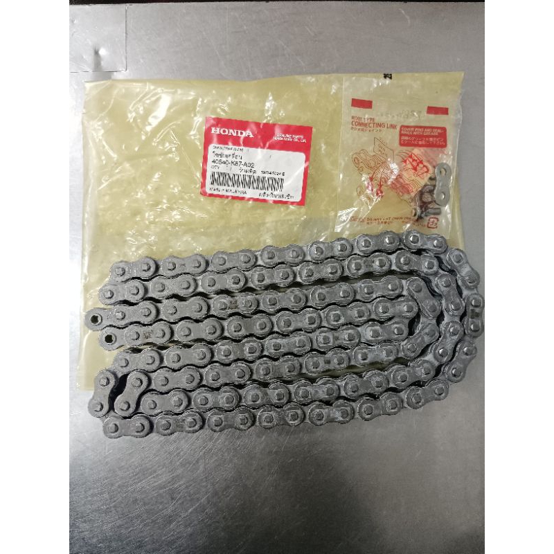 โซ่ขับเคลื่อน ขนาด520 แท้ตรงรุ่น CBR500R CB500X CB500F Rebel500 CL500 NX500 ปี14-24