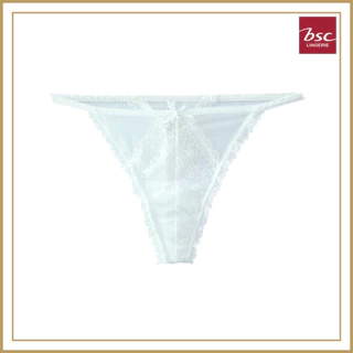 BSC Lingerie กางเกงชั้นในเซ็กซี่ ลูกไม้ ซีทรู รูปเเบบ จีสตริง มีให้เลือก 4 สี รุ่น BU8361_R25