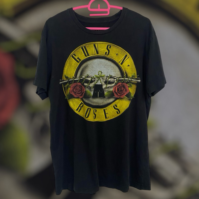 เสื้อ Guns n Roses ลิขสิทธิ์แท้  สภาพดี ไซส์ L