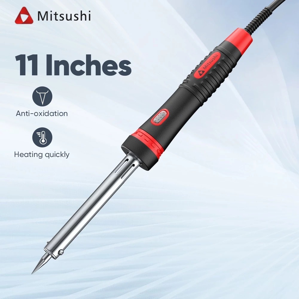 Mitsushi หัวแร้งด้ามปืน 60W หัวแร้งบัดกรี เร่งความร้อนได้