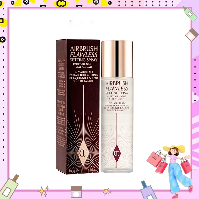 Charlotte Tilbury Airbrush Flawless Setting Spray 100ml-แต่งหน้าติดทนนาน