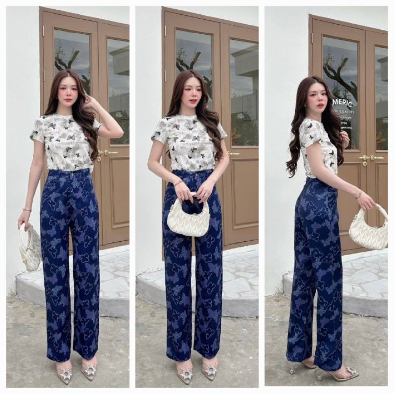 255 มีS,M,6xl,7xl[ปกติ]เซตกางเกงขายาวเสื้อแต่งขาด
