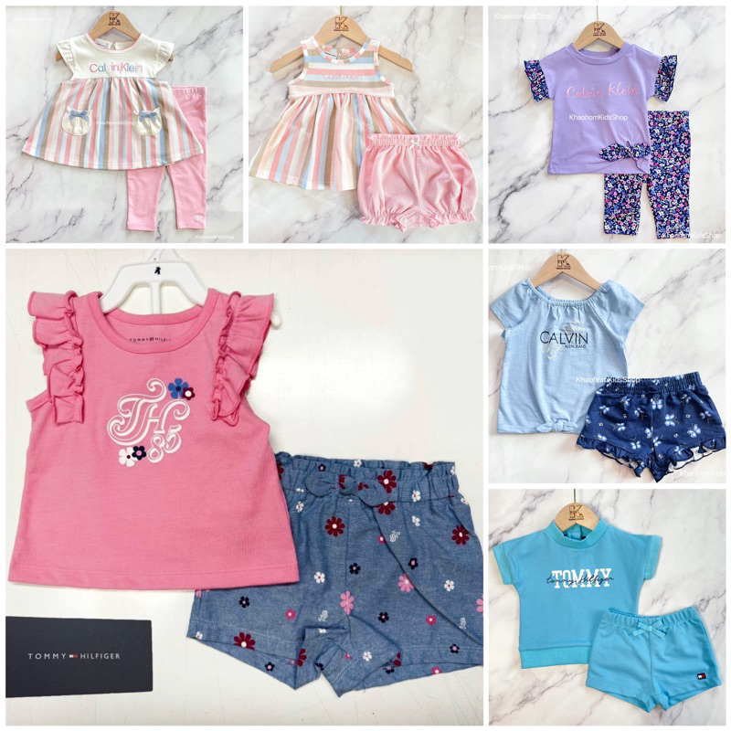 (12m-5y) CalvinKlein/Tommy ชุดเซ็ตเด็กผู้หญิง