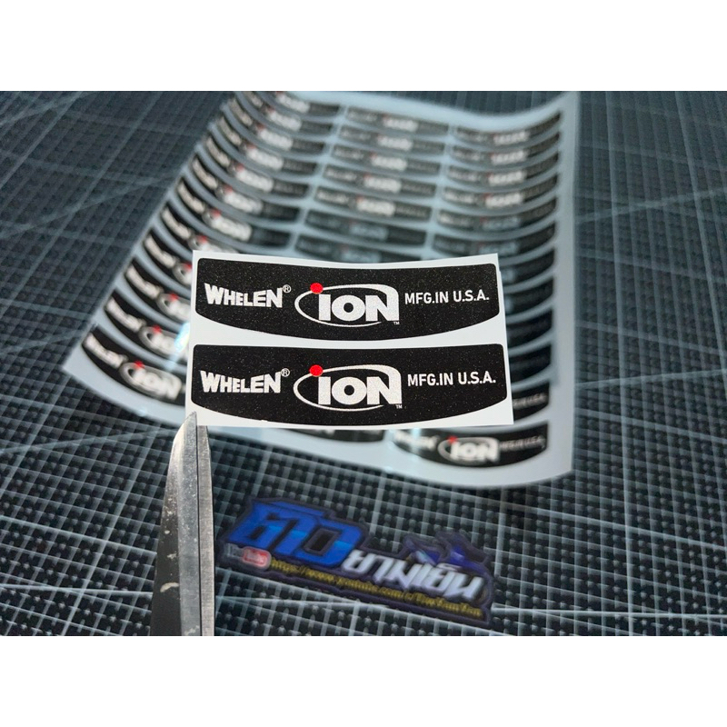 🔥 สติกเกอร์ Whelen ION (งานเทียบ) — ราคาต่อคู่