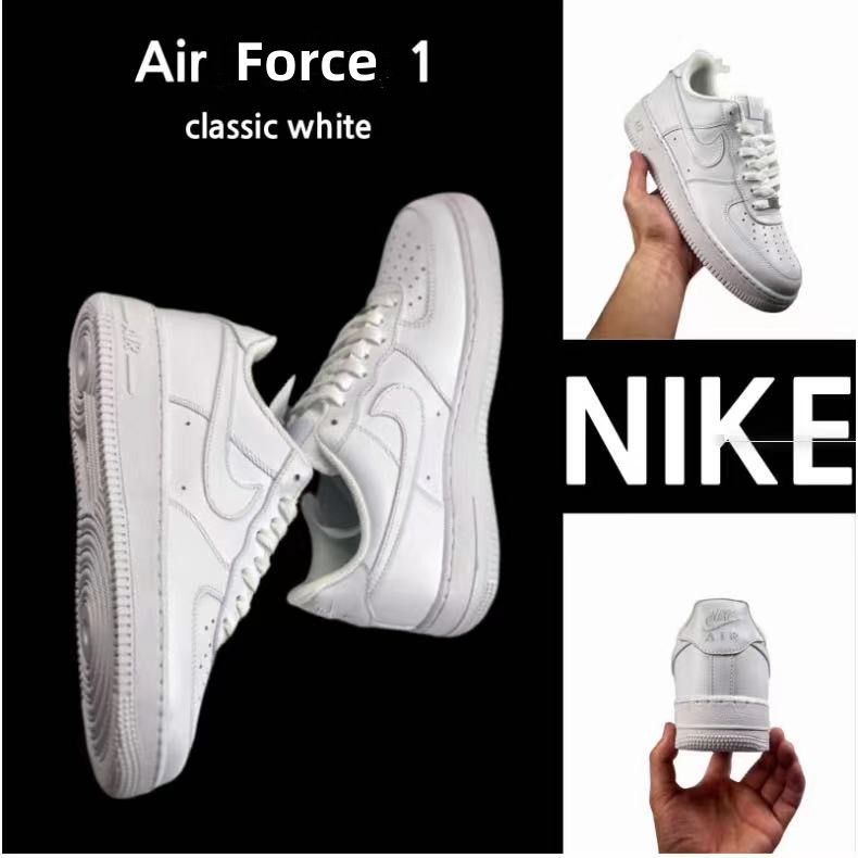 (พร้อมส่ง ของแท้ 100%) Nike รองเท้าผ้าใบ Air Force 1 07 CW2288-111