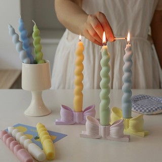 OurHome [พร้อมส่ง] เทียนหอมเกลียว Spiral scented candle อุปก…