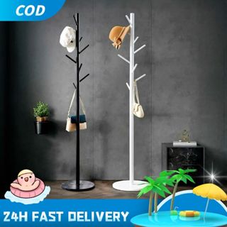 AFISH🐟(มีพร้อมส่ง)เสาแขวนอเนกประสงค์ ใช้หมวก เสื้อสูท กระเป๋…