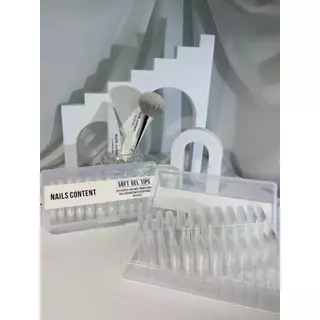 PVC เจลลี่เนื้อ soft gel Nails content ปริมาณ 504 ชิ้น เกรดดีที่สุด เนื้อบางเนียน ไม่ต้องตะไบโคน (ตะไบมาแล้ว) เหนียวเนี