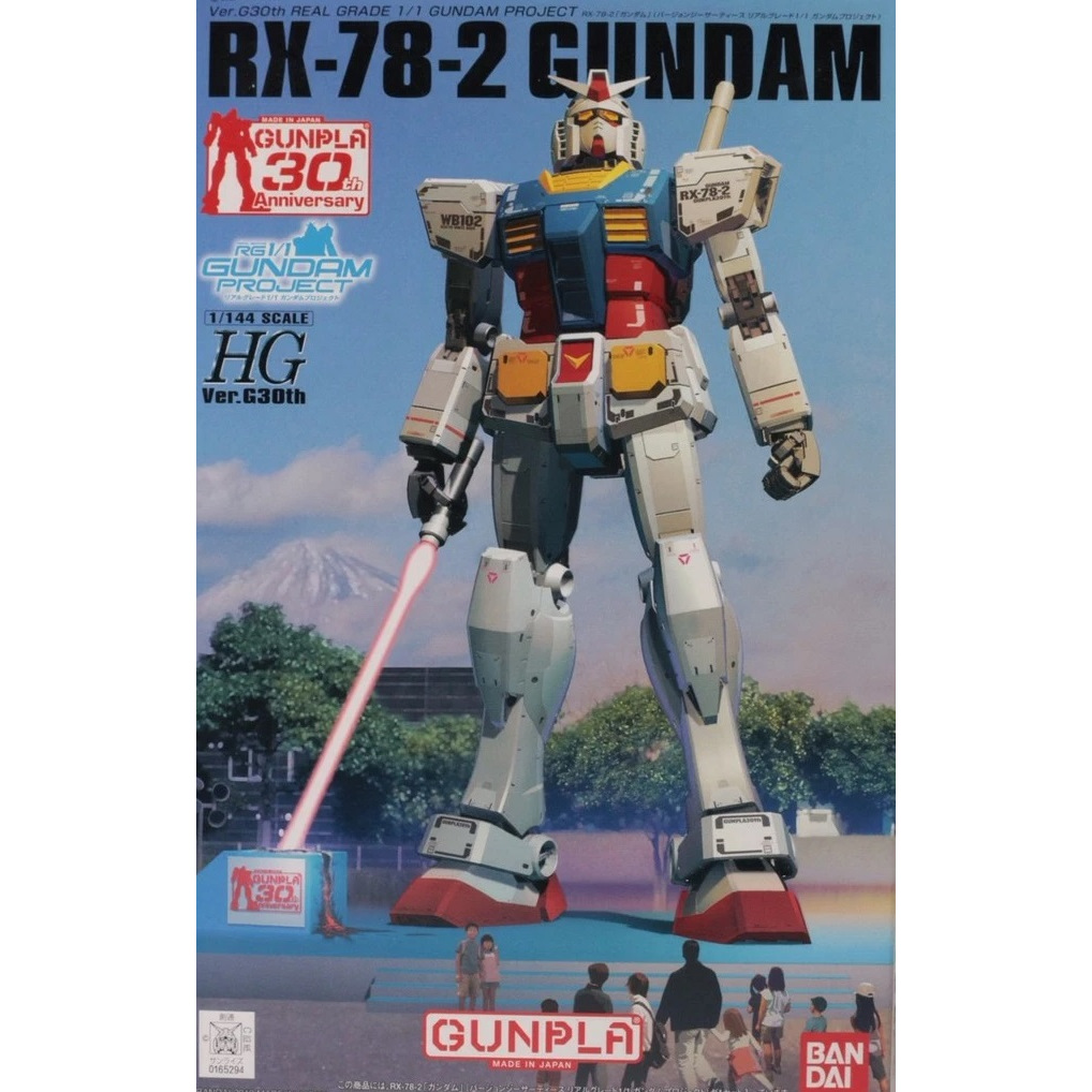 กันดั้ม HG 1/144 RX-78-2 Gundam Ver.G30th Real-G 1/1 Gundam Project (30th) กล่องโดนแดดเลีย