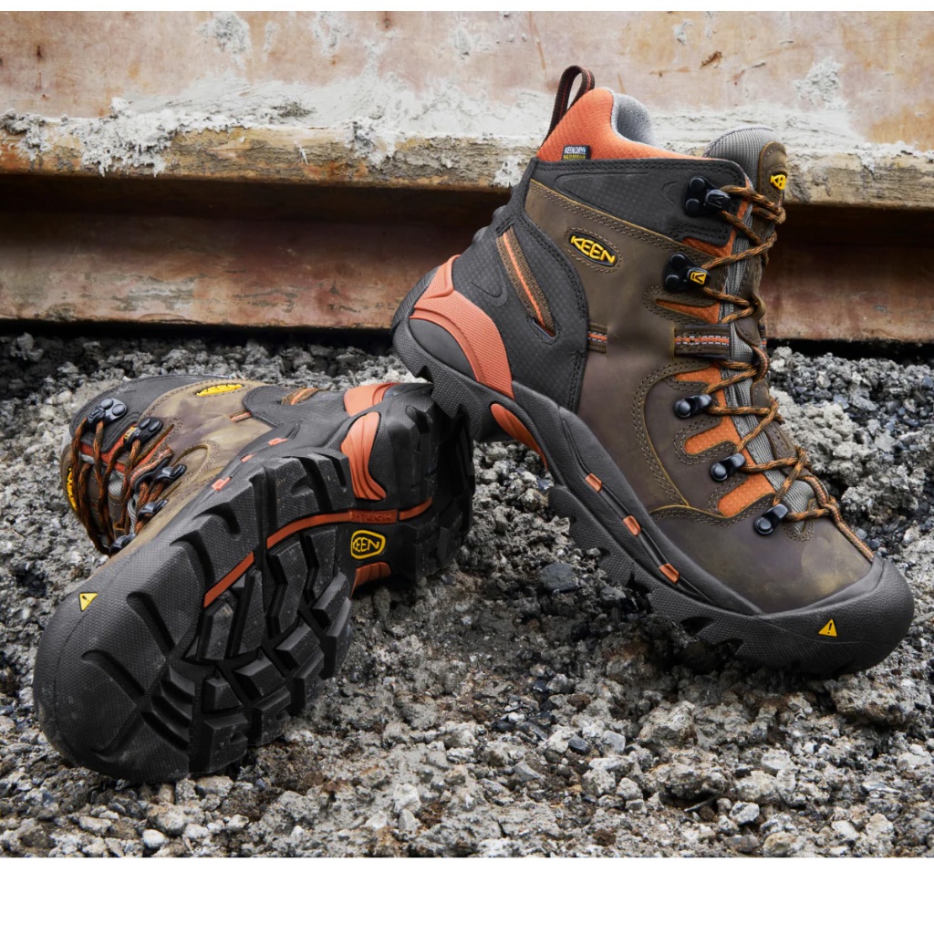 [ลด30% เก็บโค้ด 2509FASHDD]Keen Men's Pittsburgh 6" Waterproof Boot - WIDE (Soft Toe) หน้ากว้าง รองเท้าทำงาน เดินป่า คีน