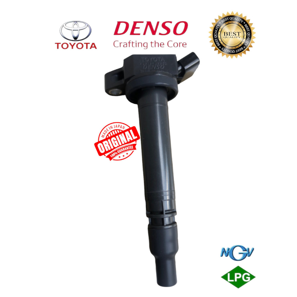คอยล์จุดระเบิด ยี่ห้อ DENSO TOYOTA ของแท้ Part NO 90919-02250 สำหรับรถTOYOTA CAMRY 2015-2024เครื่อง 