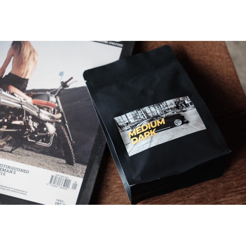 เมล็ดกาแฟคั่วกลางค่อนเข้ม Thailand Medium Dark (wash process) by Cafe'33