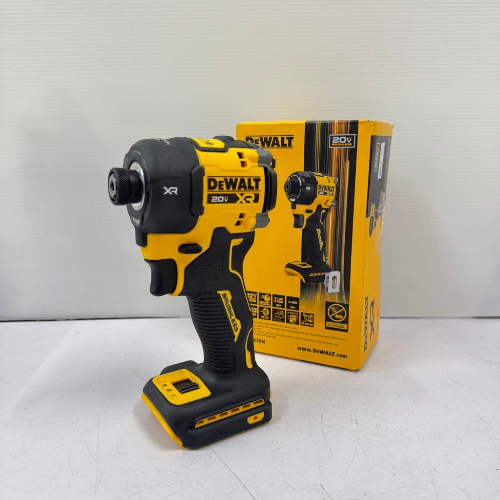 DEWALT DCF870N-B1 ไขควงกระแทกไร้สาย ไร้แปรงถ่าน ระบบไฮโดรลิก XR 20V Max (เฉพาะตัวเครื่อง)