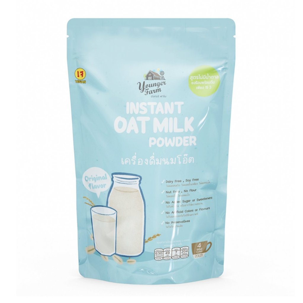 Younger Farm เครื่องดื่มนมโอ๊ตสำเร็จรูป รสออริจินอล 92 ก.