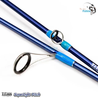TITAN รุ่น SUPER LIGHT PITCH คันจิ๊ก ใหม่ล่าสุด ไกด์ Fuji 100% เหมาะสำหรับ งานไลท์จิ๊ก งานจิ๊กทะเล สายหวาน