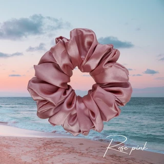 Scrunchies ที่รัดผมซาติน ยางรัดผมซาติน โดนัทรัดผม โดนัทสมัครแอร์