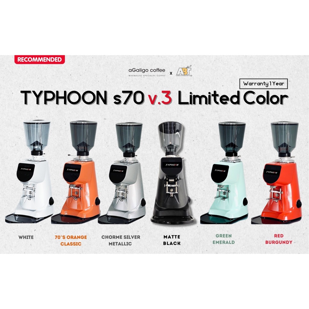 ***พร้อมส่ง*** เครื่องบดเมล็ดกาแฟ TYPHOON s70 v.3 (On Demand Auto) **Version ใหม่ล่าสุด