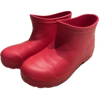 รองเท้าบูทกันฝน หรือแฟชั่นชาย หรือหญิง ข้อสั้น 6 นิ้ว สบายเท…