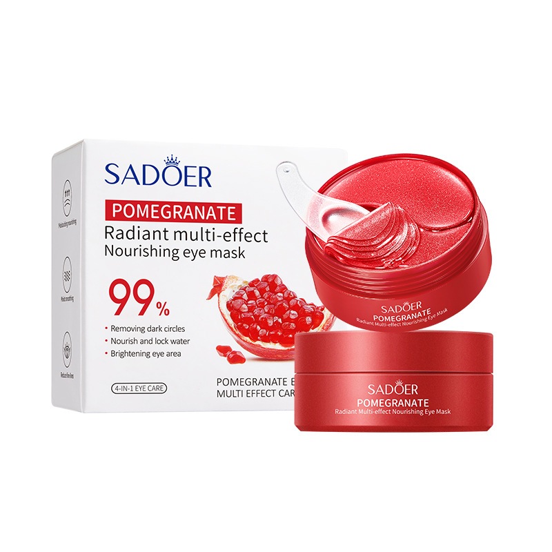 SADOER Eyes Mask อายมาร์ค มาร์ครอบดวงตา บำรุงใต้ตา ลดความหมองคล้ำใต้ดวงตา 1 กระปุกมี 30 คู่