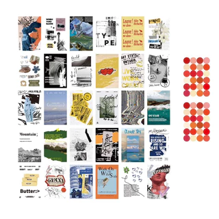 💥จัดส่งไว💥(392)โปสการ์ดตกแต่งห้อง 30 แผ่น