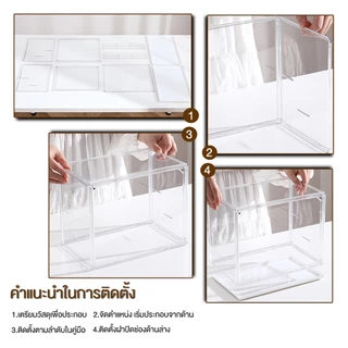 Me กล่องฟิกเกอร์ ตู้โมเดล ชั้นโชว์โมเดล ตู้โชว์โมเดล ที่ตั้งโชว์ ตู้ใส่ฟิกเกอร์ ตู้โชว์ตุ๊กตา กันฝุ่น กล่องอะคริลิคใส