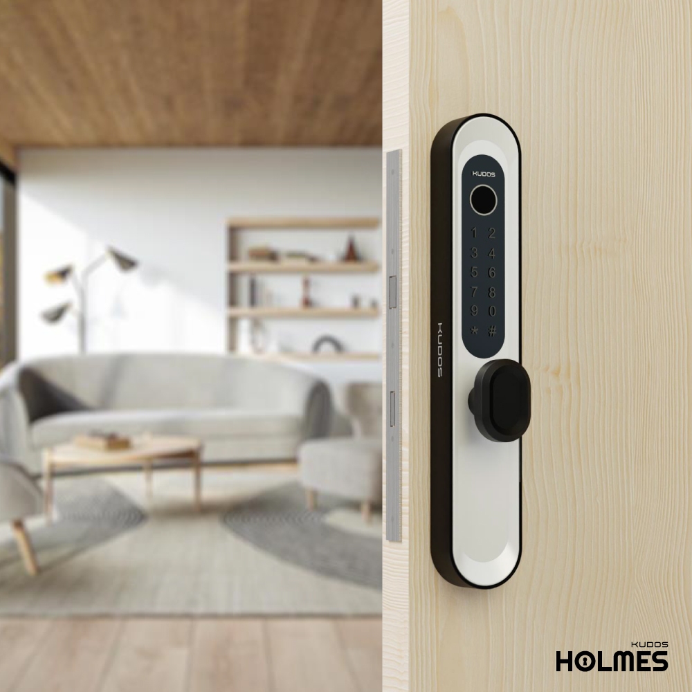 [พร้อมส่ง] KUDOS Holmes Digital Door Lock (Panda White-Black) ดิจิตอลล็อค กลอนประตูดิจิตอล รับประกัน 2 ปี