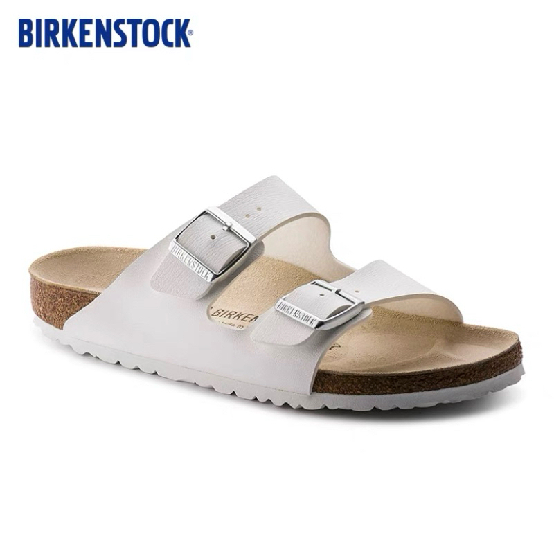 Birkenstock-Arizona Birko-Flor Nubuck Stone