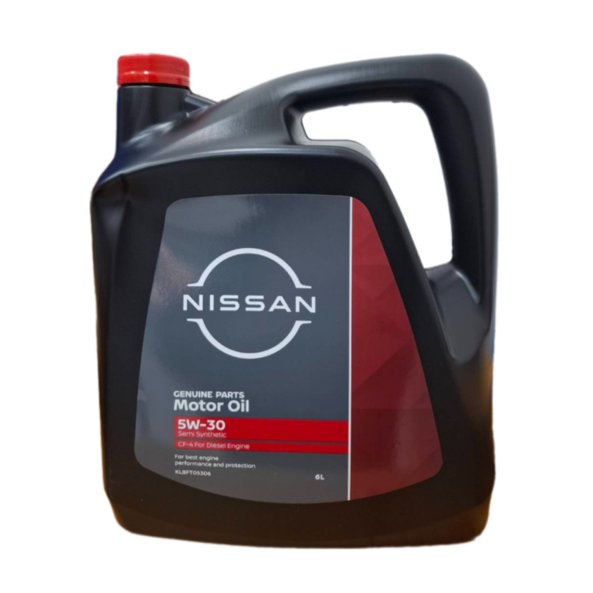 น้ำมันเครื่องดีเซลกึ่งสังเคราะห์ 5W30 Semi Synthetic ขนาด 6 ลิตร (เครื่องยนต์ ดีเซล) สินค้าอะไหล่แท้