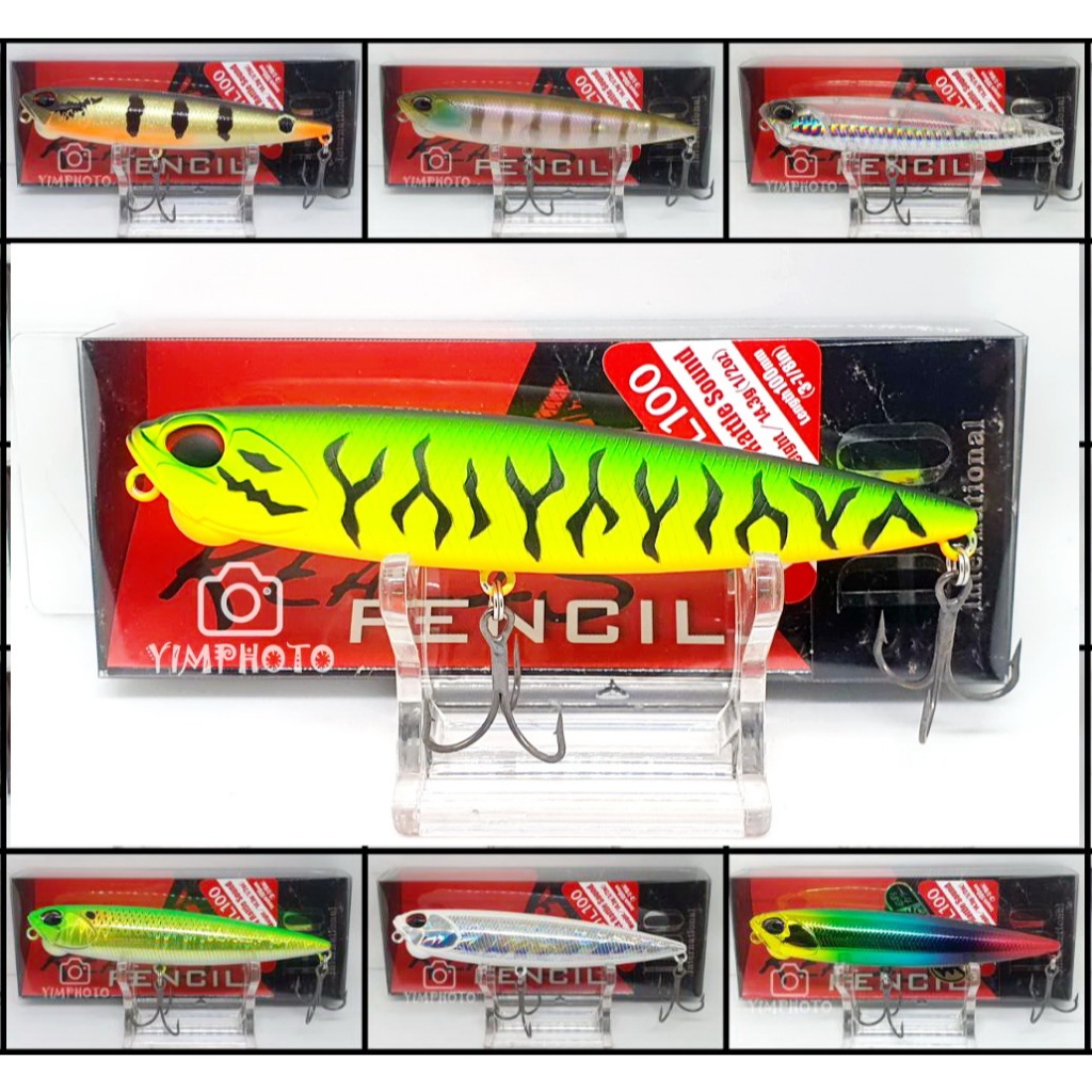 DUO Realis PENCIL 100F 14.3g. เหยื่อปลอม ผิวน้ำ DUOแท้ 100% เหยื่อตกปลา