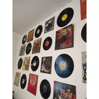 แผ่นเสียงไวนิล LP แผ่นดิสก์ ตกแต่งบ้าน บาร์ คาเฟ่ โรงแรม แผ่นดิสก์เปลือย 5 แผ่น ขนาด 12 นิ้ว LP B2-21